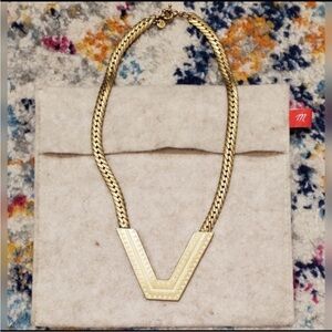 Madewell Chevron Statement Necklace